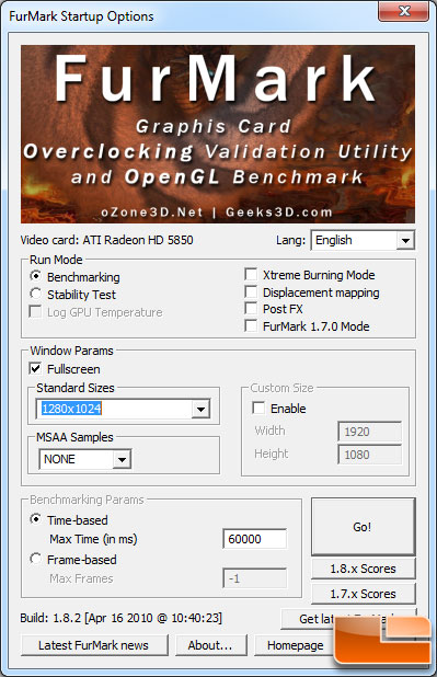 FurMark 1.8.2 FurMark 1.8.2