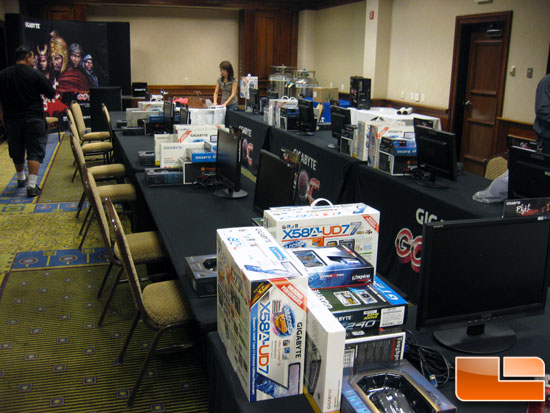 Gigabyte GO OC 2010 North America Championships Room