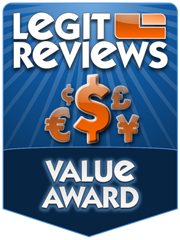 LegitReviews.com Value Award