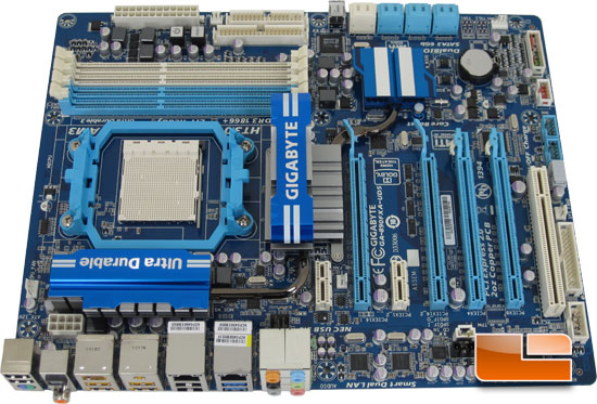 GIGABYTE 890FXA-UD5 Motherboard Layout