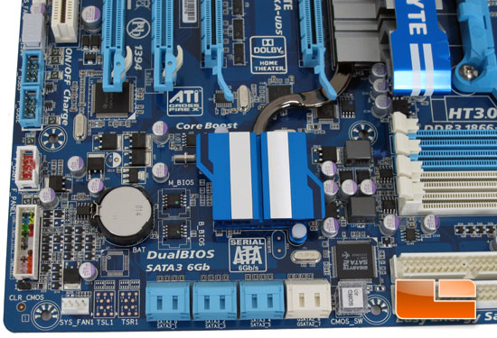 GIGABYTE 890FXA-UD5 Motherboard Layout