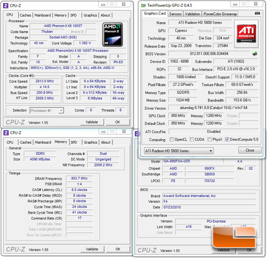 GIGABYTE 890FXA-UD5 System Settings