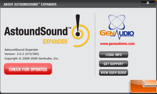 Astoundsound Audio Expander 3.0 About