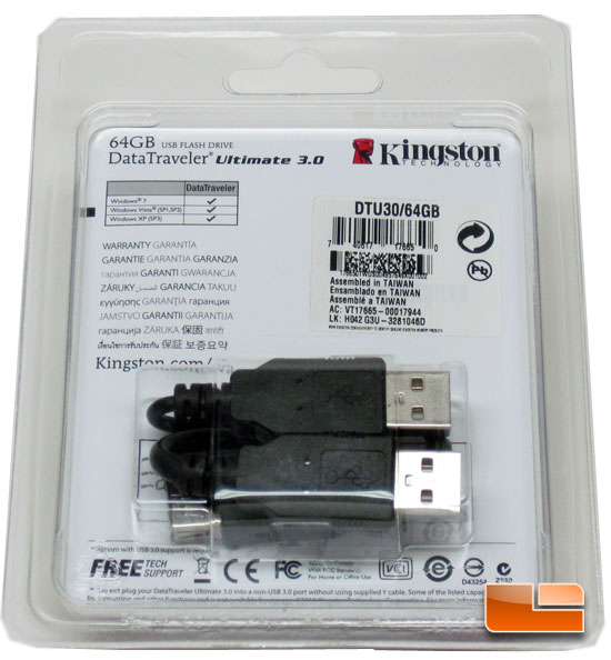 Kingston DataTraveler Ultimate 3.0 64GB Flash Drive Retail Bundle Kingston DataTraveler Ultimate 3.0 64GB Flash Drive Retail Bundle