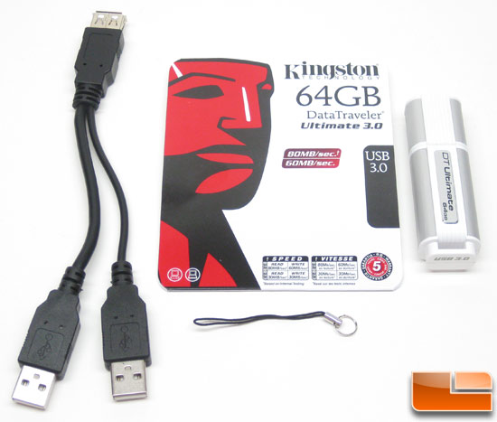 Kingston DataTraveler Ultimate 3.0 64GB Flash Drive Retail Bundle