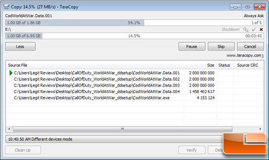 Kingston DataTraveler Ultimate 3.0 TeraCopy File Transfer