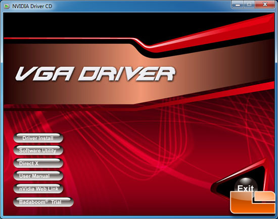 ECS GeForce GTX 460 1GB Black Retail Bundle Installation Software Disk