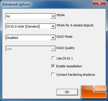 S.T.A.L.K.E.R: Call of Pripyat Benchmark Advanced Image Quality Settings