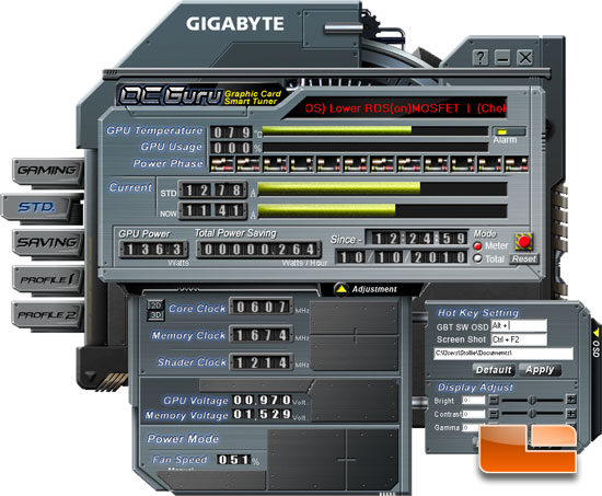 GIGABYTE GeForce GTX 470 Super Overclock Edition GPUZ