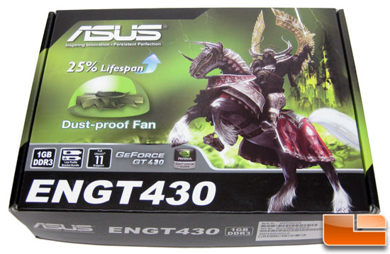 ASUS GeForce ENGT430 Top Video Card Retail Box Front
