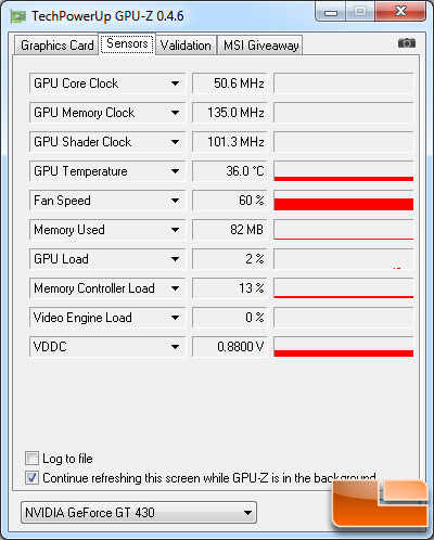 ASUS ENGT430 NVIDIA GeForce GT 430 1GB GPU-Z