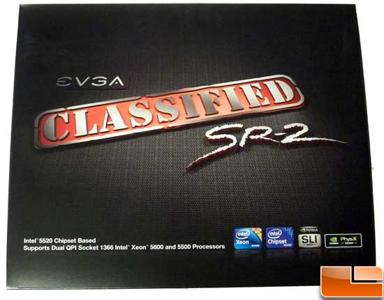 EVGA Classified SR-2 BIOS Main Menu