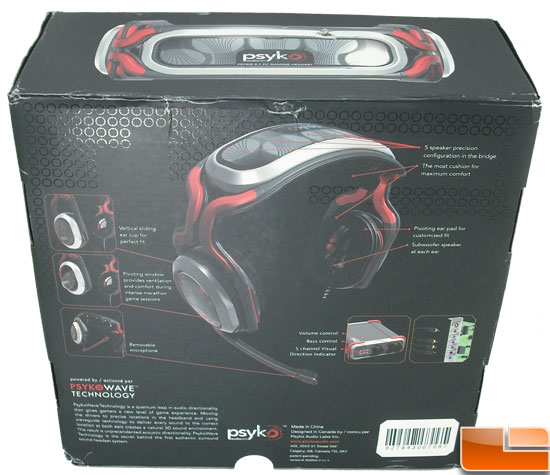 Psyko 5.1 Gaming Headset Packing