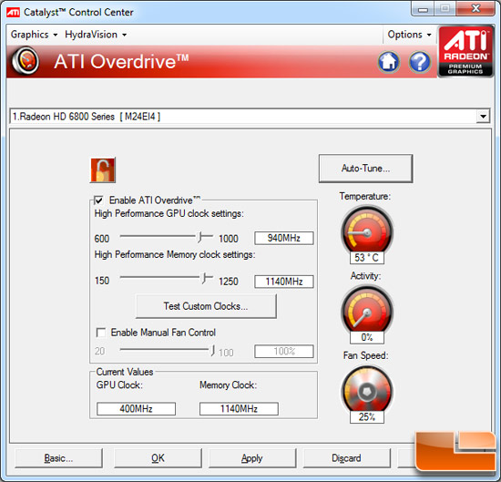 AMD Radeon HD 6870 Video Card Overclocking