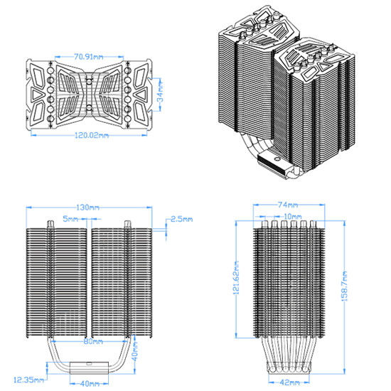 Prolimatech Super Mega CPU Cooler