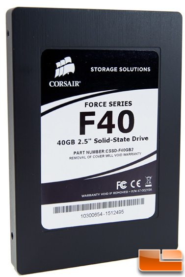 Corsair Force 40GB Boot Drive SSD Review