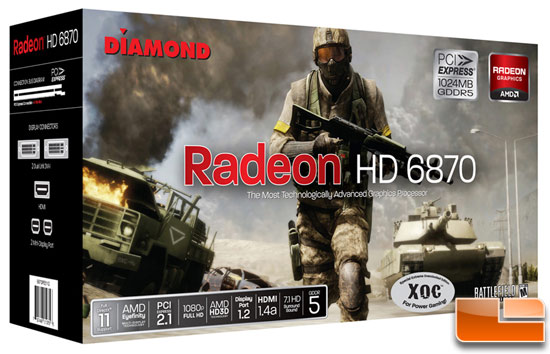 Diamond Radeon HD 6870 XOC 1GB Video Card Retail Box
