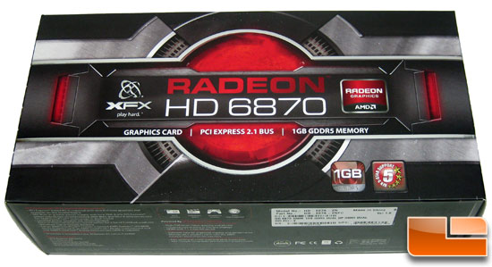 Sapphire Radeon HD 6870 1GB Video Card Retail Box