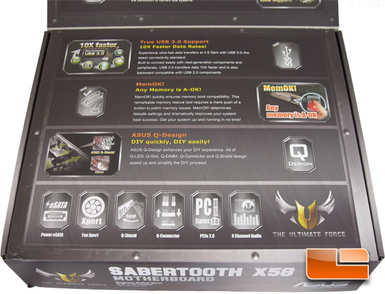 ASUS Sabertooth X58 Retail Box and Bundle