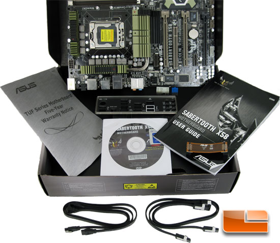 ASUS Sabertooth X58 Retail Box and Bundle