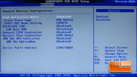 ASUS Sabertooth X58 System BIOS