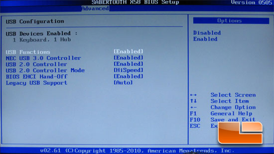 ASUS Sabertooth X58 System BIOS