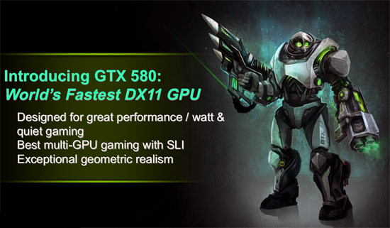 GeForce GTX 580 Video Card