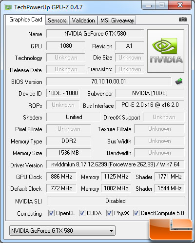 NVIDIA GeForce GTX 450 Video Card Overclocking