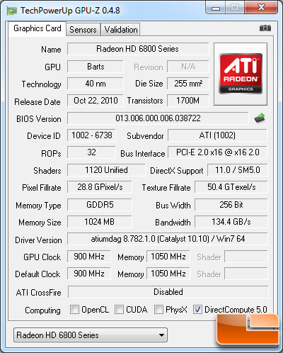 NVIDIA GeForce GTX 580 Video Card GPU-Z 0.4.8 Details