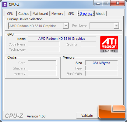 AMD E-350 Zacate APU