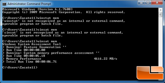 Windows System Assessment Tool