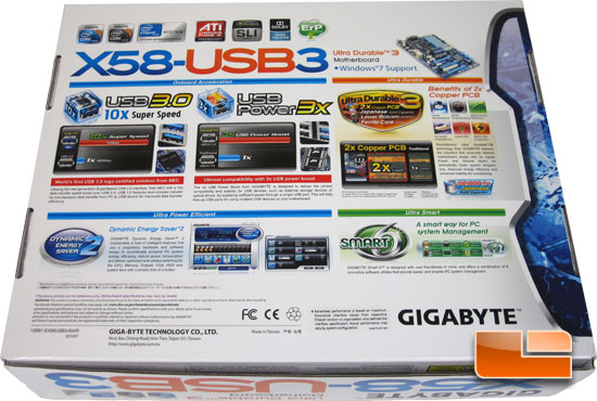 GIGABYTE GA-X58-USB3 Retail Packaging