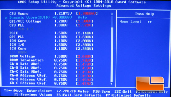 GIGABYTE GA-X58-USB3 System BIOS F2