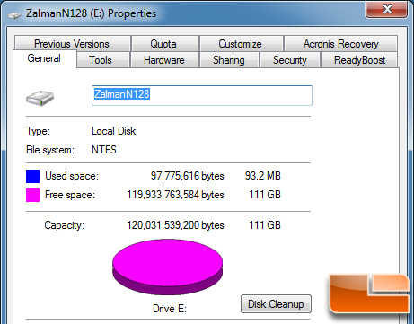 Zalman N Series PROPERTIES