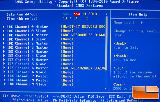 GIGABTYE X58A-UD3R Rev. 2.0 BIOS Pages