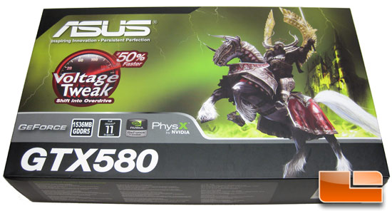 ASUS GeForce ENGTX580 Video Card Retail Box Front