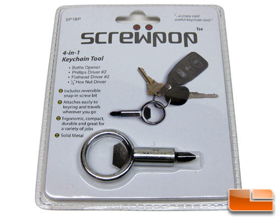 Screwpop 4-in-1 Keychain Tool