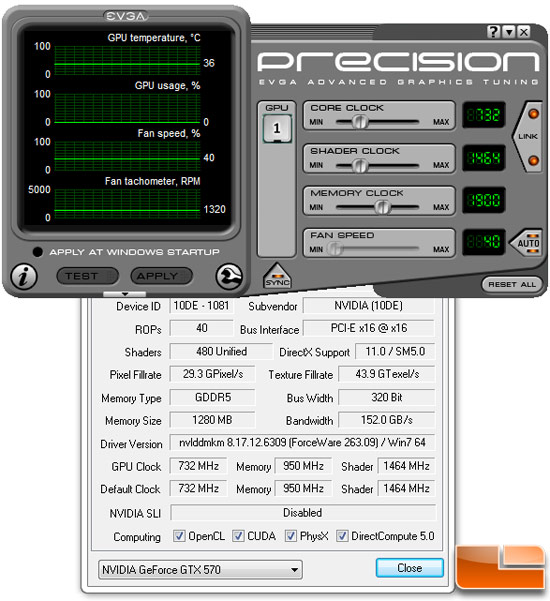 NVIDIA GeForce GTX 570 Video Card Overclocking