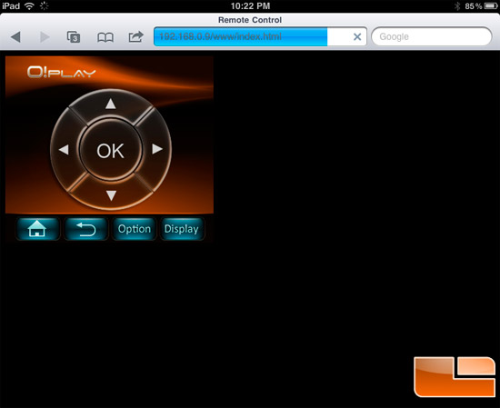 ASUS O!Play HD2 iPhone Remote