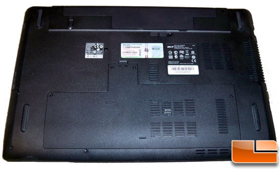 Acer Aspire 7551G Bottom