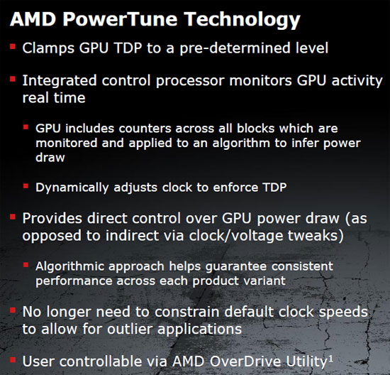 AMD Catalyst Overdrive PowerTune AMD Catalyst Overdrive PowerTune