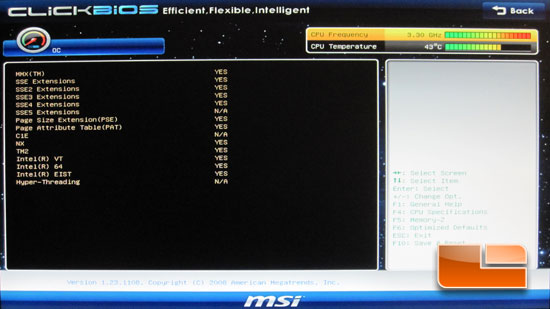 MSI P67A-GD65 Motherboard UEFI BIOS