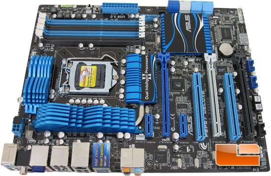 ASUS P8P67 Deluxe motherboard Layout