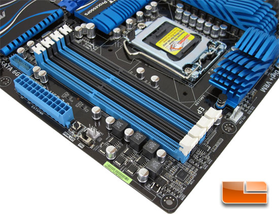 ASUS P8P67 Deluxe motherboard Layout