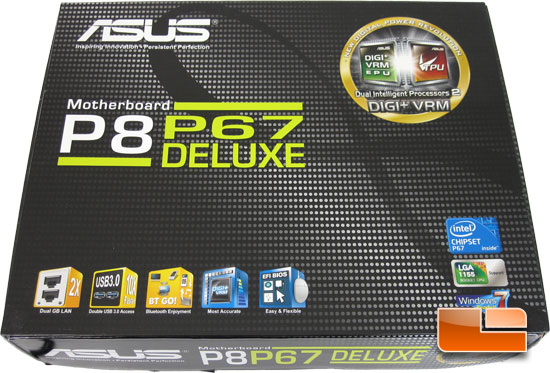 ASUS P8P67 Deluxe Retail Box and Bundle