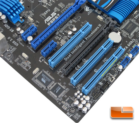 ASUS P8P67 Motherboard Layout