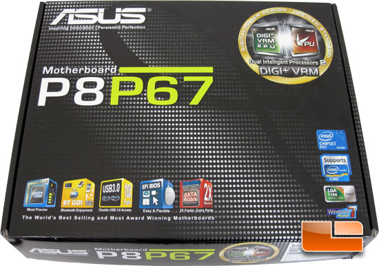 ASUS P8P67 Retail Box and Bundle