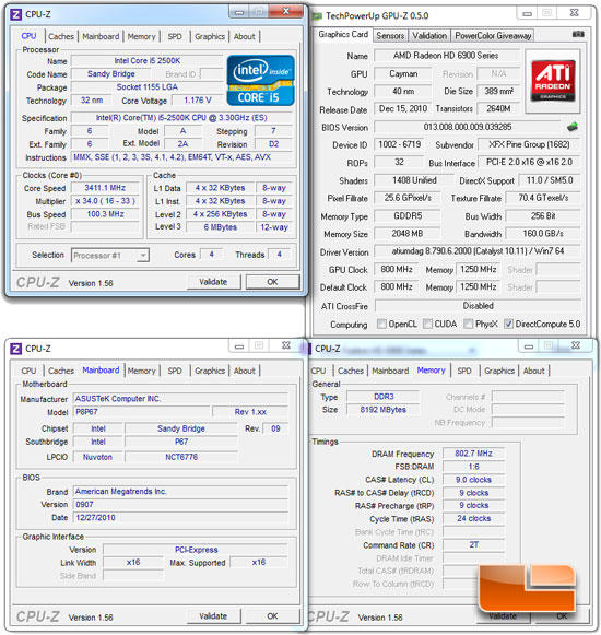 ASUS P8P67 Deluxe System Settings