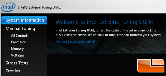 Intel Extreme Tuning Utility