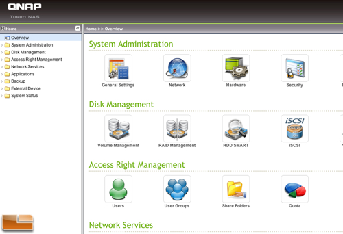 QNAP TS-419P+ System Overview